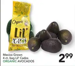 Pete's Fresh Market MEXICO GROWN 4 ct. bag Lil' Cados ORGANIC AVOCADOS offer
