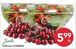 Pete's Fresh Market CALIFORNIA CHERRIES offer