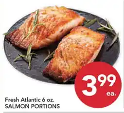 Pete's Fresh Market Fresh Atlantic 6 oz. SALMON PORTIONS offer