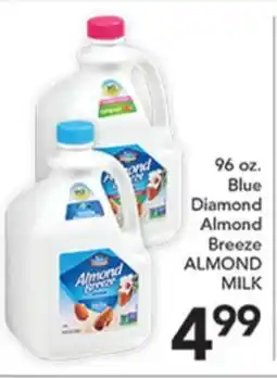 Pete's Fresh Market 96 oz. Blue Diamond Almond Breeze ALMOND MILK offer