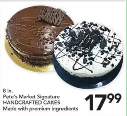 Pete's Fresh Market Pete's Market Signature HANDCRAFTED CAKES offer