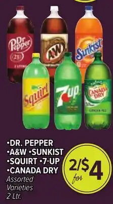 Cermak Fresh Market •DR. PEPPER •A&W •SUNKIST •SQUIRT •7-UP •CANADA DRY offer