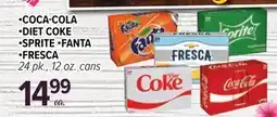 Cermak Fresh Market COCA-COLA, DIET COKE, SPRITE • FANTA • FRESCA offer
