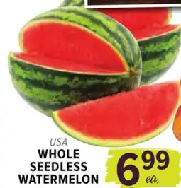 Cermak Fresh Market WHOLE SEEDLESS WATERMELON offer
