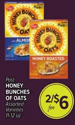 Cermak Fresh Market Post HONEY BUNCHES OF OATS offer