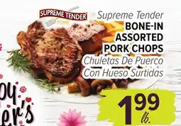 Cermak Fresh Market Supreme Tender BONE-IN ASSORTED PORK CHOPS offer