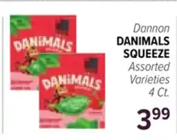 Cermak Fresh Market Dannon DANIMALS SQUEEZE offer