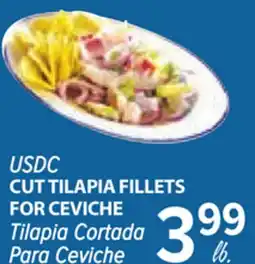Cermak Fresh Market USDC CUT TILAPIA FILLETS FOR CEVICHE offer