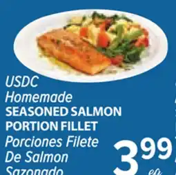 Cermak Fresh Market USDC Homemade SEASONED SALMON PORTION FILLET offer