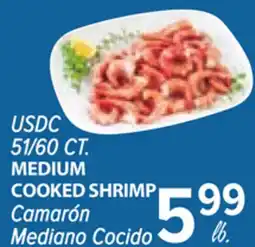 Cermak Fresh Market USDC 51/60 CT. MEDIUM COOKED SHRIMP offer
