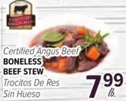 Cermak Fresh Market Certified Angus Beef BONELESS BEEF STEW offer