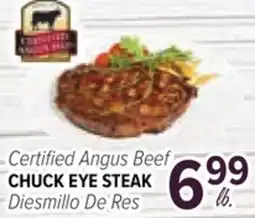 Cermak Fresh Market Certified Angus Beef CHUCK EYE STEAK offer