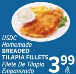 Cermak Fresh Market USDC Homemade BREADED TILAPIA FILLETS offer