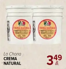 Cermak Fresh Market La Chona CREMA NATURAL offer