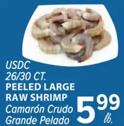 Cermak Fresh Market USDC 26/30 CT. PEELED LARGE RAW SHRIMP offer