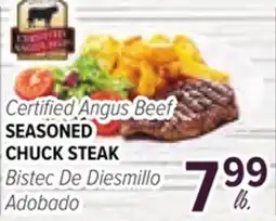 Cermak Fresh Market Certified Angus Beef SEASONED CHUCK STEAK offer