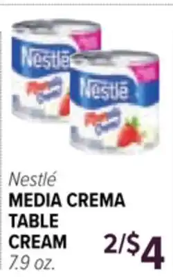 Cermak Fresh Market Nestlé MEDIA CREMA TABLE CREAM offer