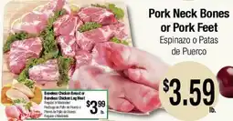 Big Saver Foods Pork Neck Bones or Pork Feet offer