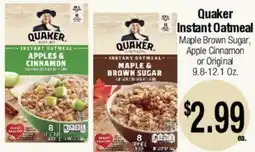 Big Saver Foods Quaker Instant Oatmeal offer