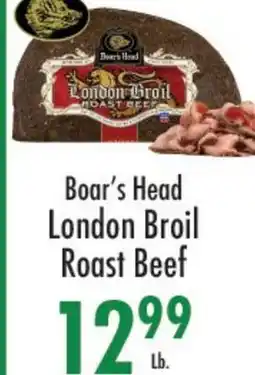 Garden Fresh Market Boar's Head London Broil Roast Beef offer
