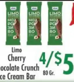 Garden Fresh Market Limo Cherry Chocolate Crunch Ice Cream Bar offer