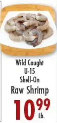 Garden Fresh Market Wild Caught U-15 Shell-On Raw Shrimp offer