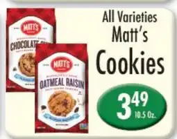 Garden Fresh Market All Varieties Matt's Cookies offer