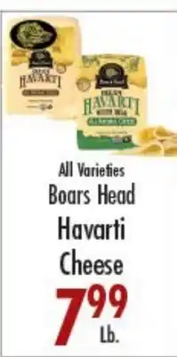 Garden Fresh Market Boars Head Havarti Cheese offer