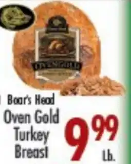 Garden Fresh Market Boar's Head Oven Gold Turkey Breast offer