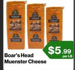 Market Place on Oakton Boar's Head Muenster Cheese offer