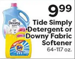Rich's Fresh Market Tide Simply Detergent or Downy Fabric Softener offer