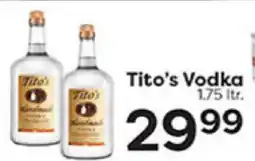 Rich's Fresh Market Tito's Vodka offer