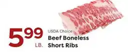 Rich's Fresh Market USDA Choice Beef Boneless Short Ribs offer