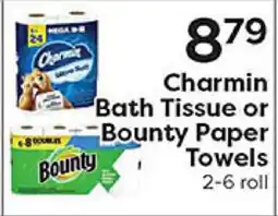 Rich's Fresh Market Charmin Bath Tissue or Bounty Paper Towels offer