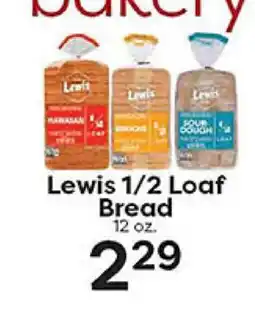 Rich's Fresh Market Lewis 1/2 Loaf Bread offer