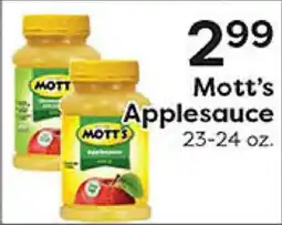 Rich's Fresh Market Mott's Applesauce offer