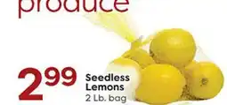 Rich's Fresh Market Seedless Lemons offer