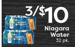 Rich's Fresh Market Niagara Water offer