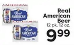 Rich's Fresh Market Real American Beer offer