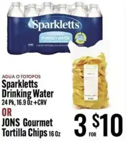 Jons International Sparkletts Drinking Water offer
