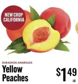 Jons International Yellow Peaches offer