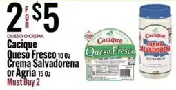 Jons International Cacique Queso Fresco crema salvadorena or agria offer