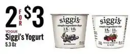 Jons International Siggi's Yogurt offer