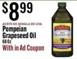 Jons International Pompeian Grapeseed Oil offer