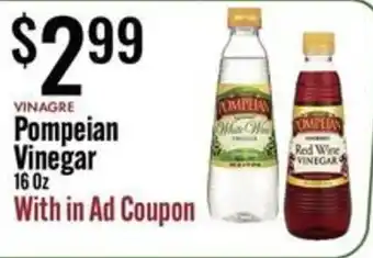 Jons International Pompeian Vinegar offer