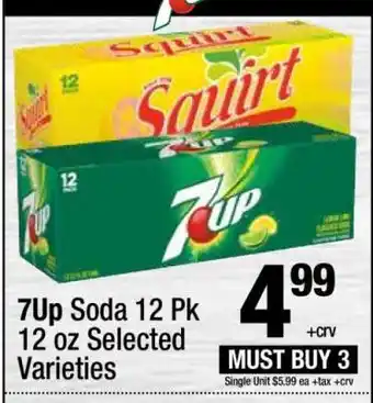 7Up Soda 12 Pk
