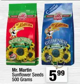 Super King Markets Mr. Martin Sunflower Seeds 500 Grams offer