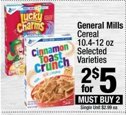 Super King Markets General Mills Cereal offer
