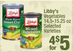 Super King Markets Libby's Vegetables offer