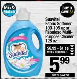 Super King Markets Suavitel fabric softener or Fabuloso multi-purpose cleaner offer